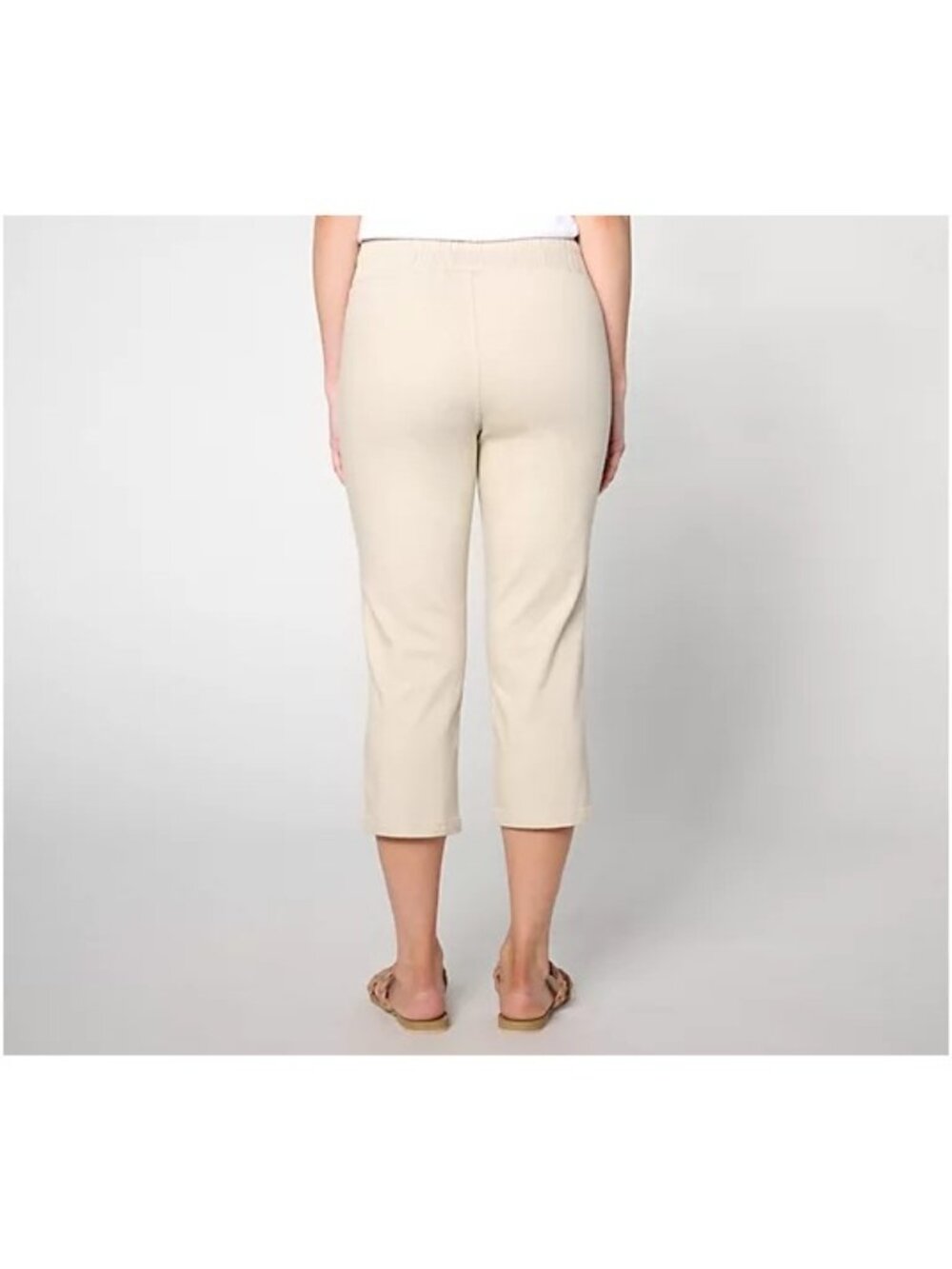 Belle By Kim Gravel Primabelle Twill Utility Capri Size 16 Color Sand Bar - Picture 3 of 3